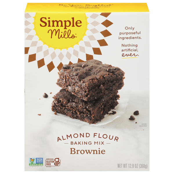Save on Simple Mills Almond Flour Brownie Baking Mix Gluten Free Order