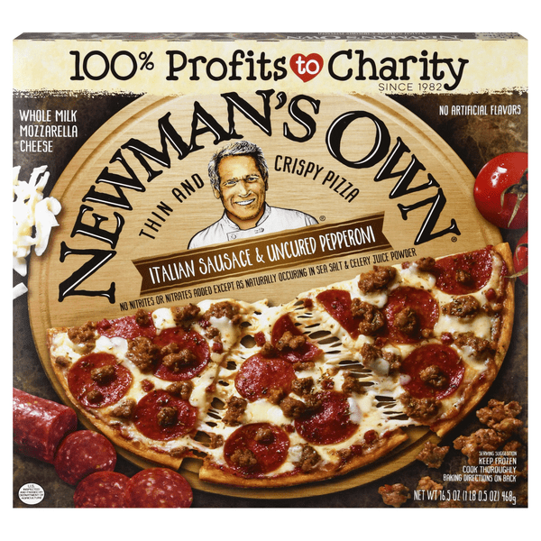Save on Newman's Own Thin And Crispy Pizza Italian Sausage & Uncured Pepperoni Order Online