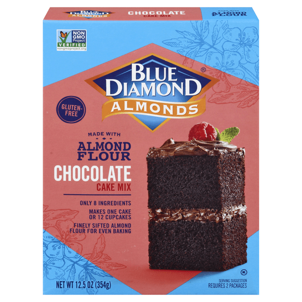 Save on Blue Diamond Almond Flour Cake Mix Chocolate Gluten Free Order