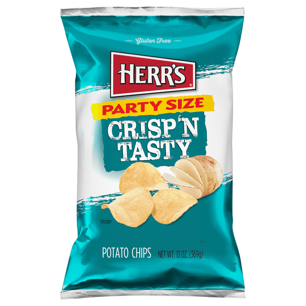 Save on Herr's Potato Chips Crisp 'N Tasty Party Size Order Online Delivery GIANT