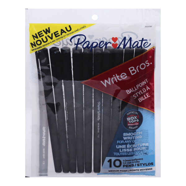 Save on Paper Mate Write Bros. Ball Point Pens Black Order Online