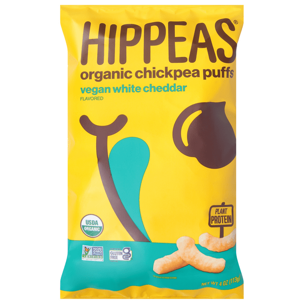 Save on Hippeas Chickpea Puffs Vegan White Cheddar Organic Order Online