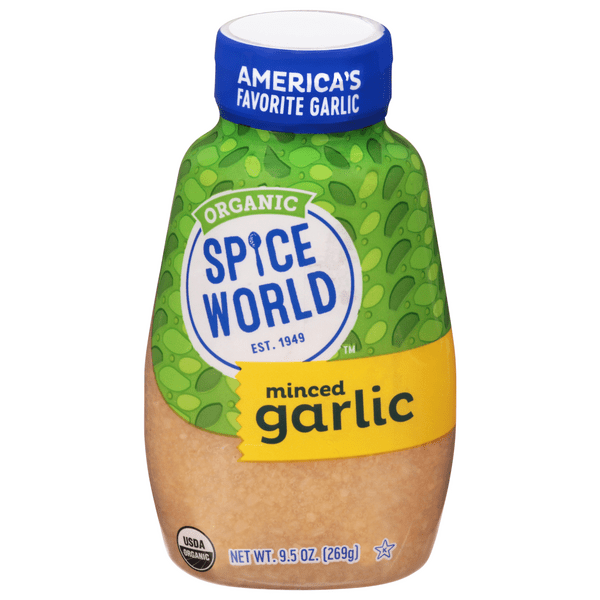 Save on Spice World Garlic Minced Organic Order Online Delivery Food Lion