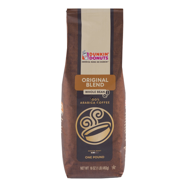 Save on Dunkin' Original Blend Medium Roast Coffee (Whole Bean) Order