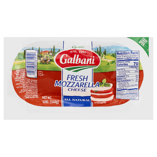 Save on Galbani Mozzarella Fresh Cheese Sliced All Natural Order Online
