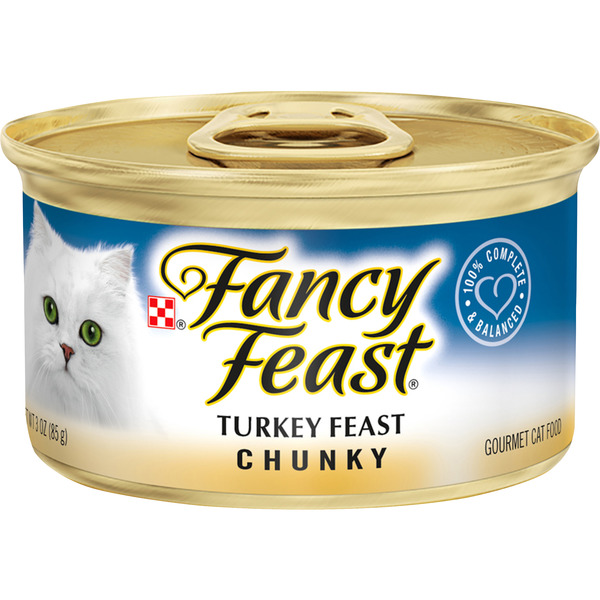 Save on Fancy Feast Wet Cat Food Chunky Turkey Feast Order Online