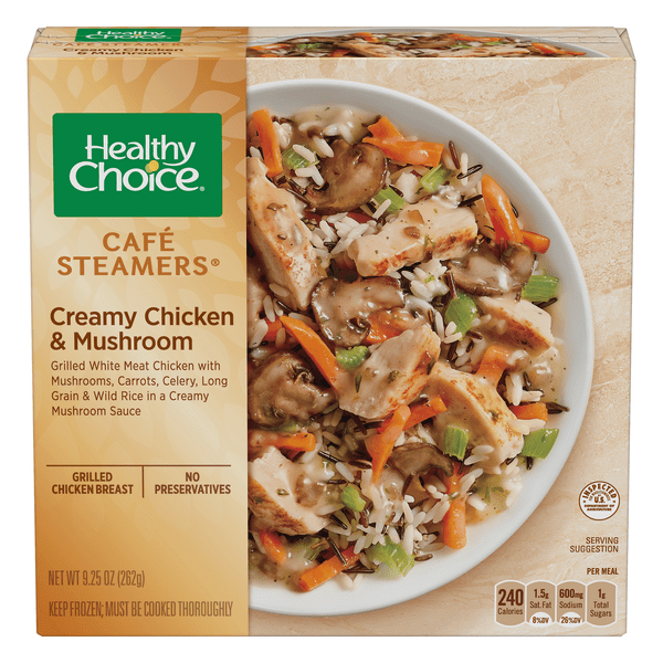 Save on Healthy Choice Cafe Steamers Creamy Chicken & Mushroom Order