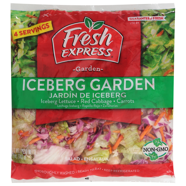 Save on Fresh Express Iceberg Garden Salad Order Online Delivery Food