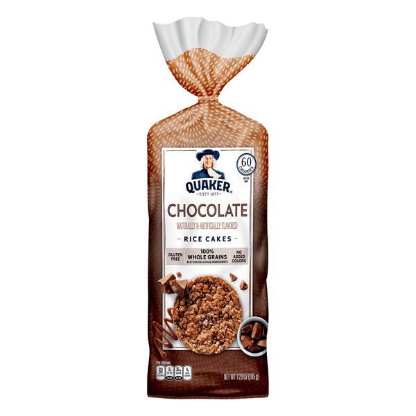 Save on Quaker Rice Cakes Chocolate Gluten Free Order Online Delivery