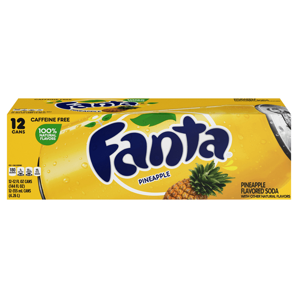 Save on Fanta Pineapple Soda 12 pk Order Online Delivery Stop & Shop