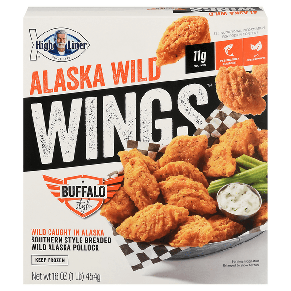 Save on High Liner Alaskan Wild Wings Buffalo Style Frozen Order Online