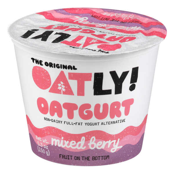 Save on Oatly! Oatgurt NonDairy FullFat Yogurt Alternative Mixed