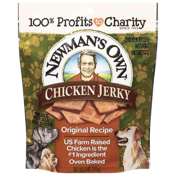 Save on Newman's Own Chicken Jerky Treats For Dogs Original Recipe
