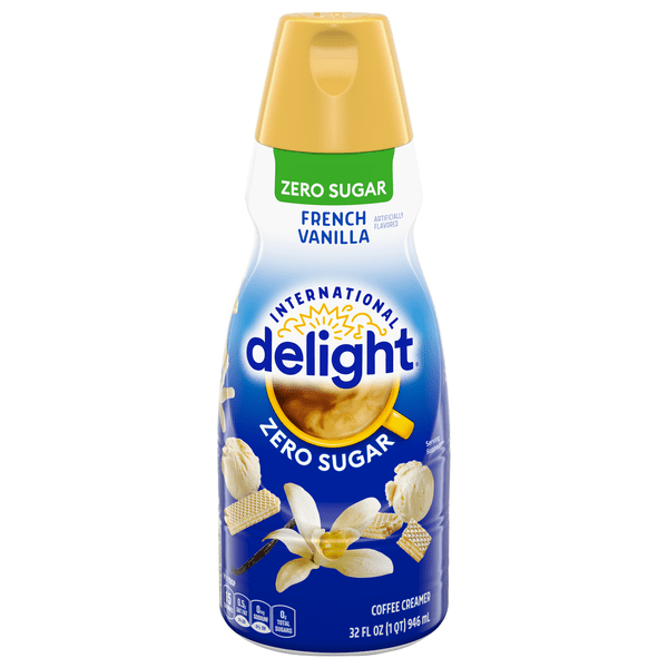 Save on International Delight Zero Sugar Coffee Creamer French Vanilla