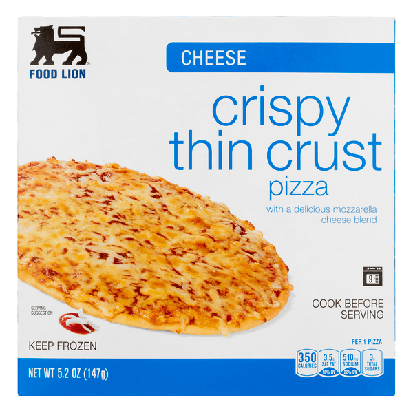 Save on Food Lion Crispy Thin Crust Pizza Cheese Order Online Delivery