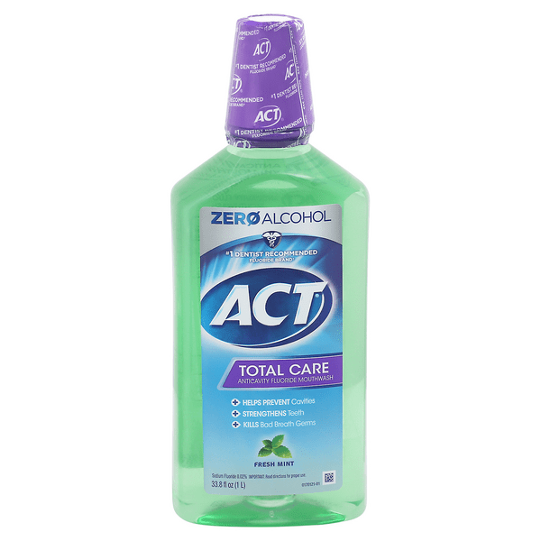 Save on ACT Total Care Anticavity Fluoride Mouthwash Fresh Mint Order Online Delivery GIANT