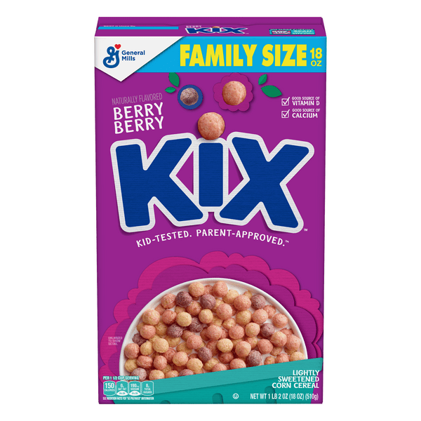 Save on General Mills Kix Cereal Berry Berry Family Size Order Online