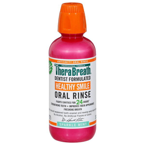 Save on TheraBreath Healthy Smile Oral Rinse Sparkle Mint Order Online