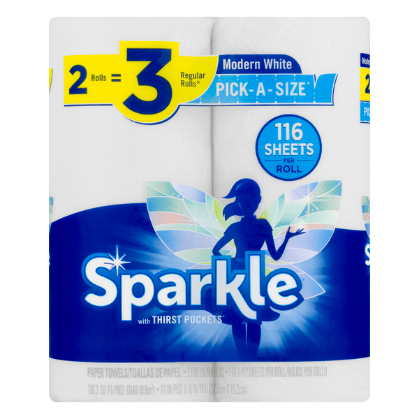 Save on Sparkle PickASize Paper Towels Roll 2Ply White Order Online