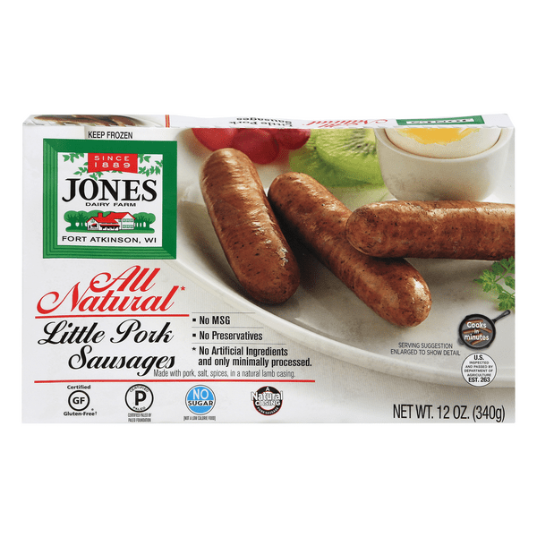 Save on Jones Dairy Farm Pork Sausage Little Links Gluten Free 12 ct