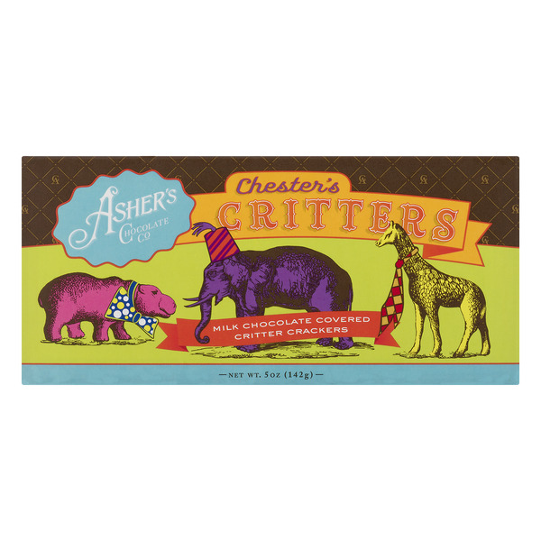 Save on Asher's Milk Chocolate Covered Critter Crackers Order Online