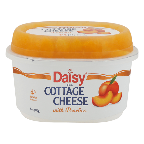 Save on Daisy 4 Milk Fat Peaches Cottage Cheese Cup Order Online