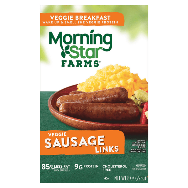 Save on MorningStar Farms Veggie Breakfast Sausage Links Plant Protein