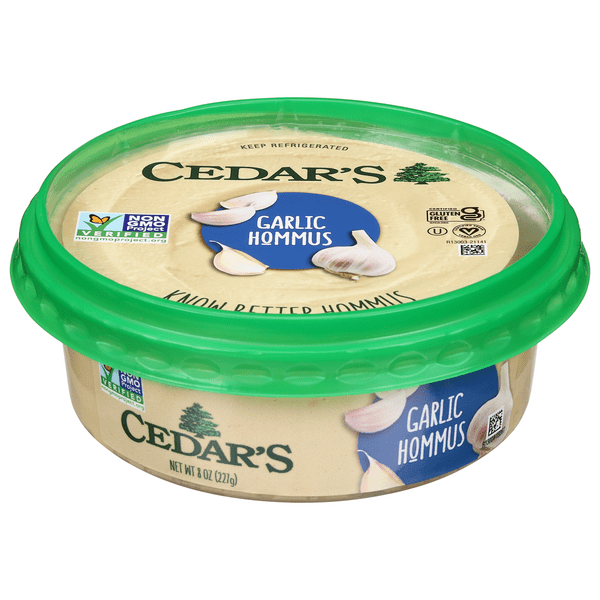 Cedar S Garlic Hummus Nutrition Blog Dandk