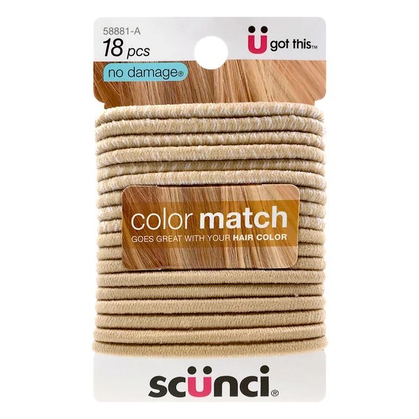 Save on Scunci No Damage Hair Bands Blonde Order Online Delivery Stop & Shop