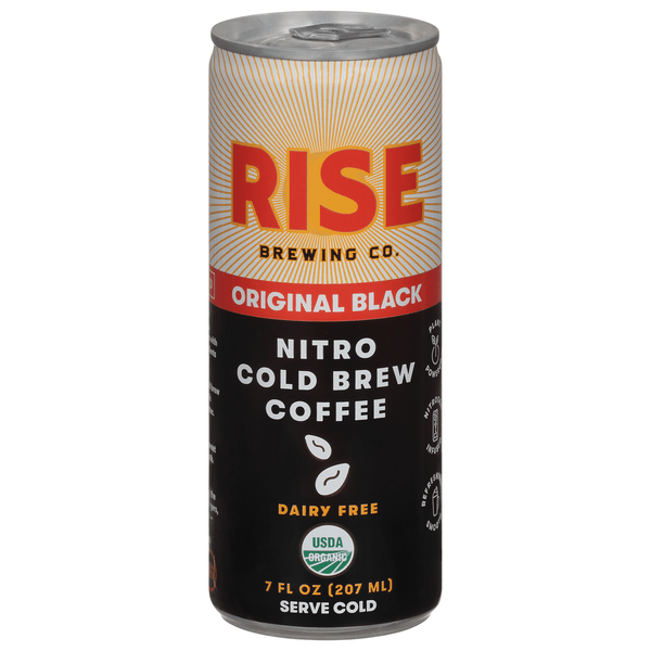 Save on Rise Nitro Brewing Co. Nitro Coffee Cold Brew Original Black