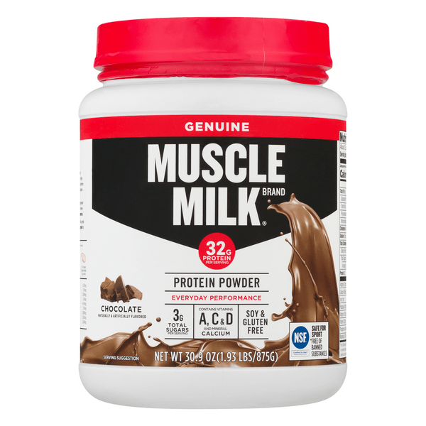 Save on Muscle Milk Protein Supplement Powder Chocolate Soy Gluten Free