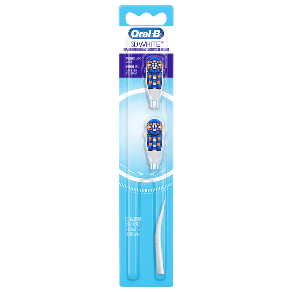 Save on OralB Replacement Brush Heads 3D White Order Online Delivery