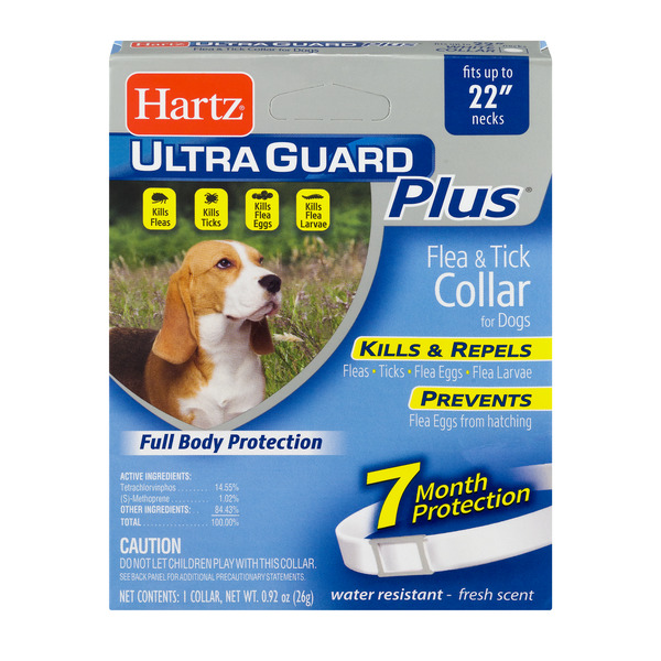 Save on Hartz UltraGuard Plus Flea & Tick Collar for Dogs White Fresh
