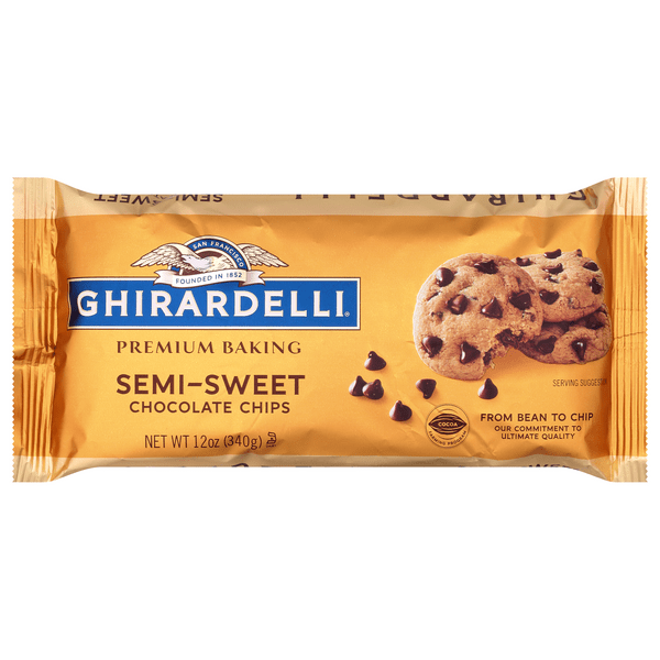 Save on Ghirardelli Premium Baking Chips Chocolate SemiSweet Order
