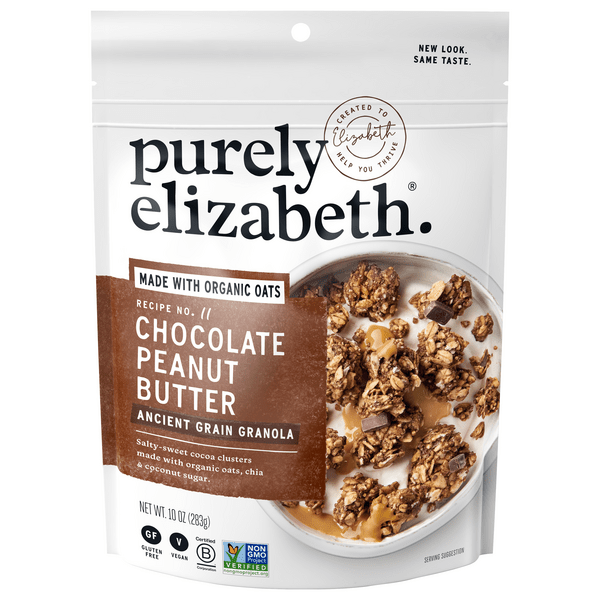 Save on Purely Elizabeth Ancient Grain Granola Chocolate Peanut Butter