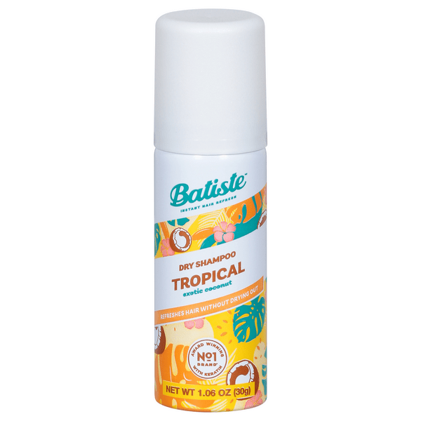 Save on Batiste Dry Shampoo Coconut & Exotic Tropical (Travel Size) Order Online Delivery Stop