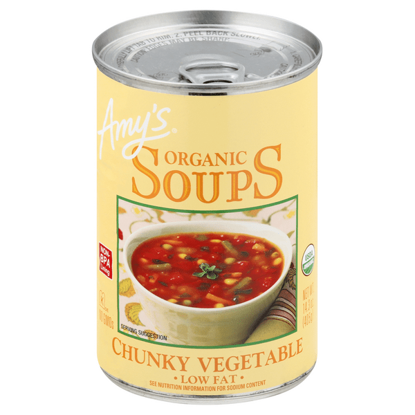 Save on Amy's Chunky Vegetable Soup Fat Free Organic Order Online Delivery Giant