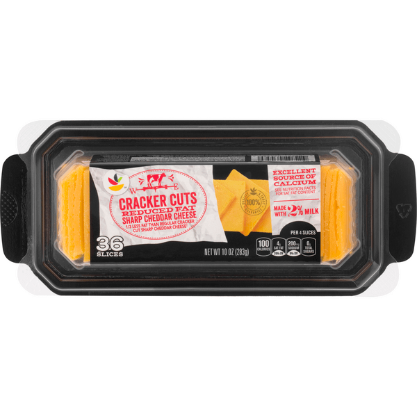 Save on MARTIN'S Cracker Cuts Cheddar Cheese Sharp Reduced Fat Slices