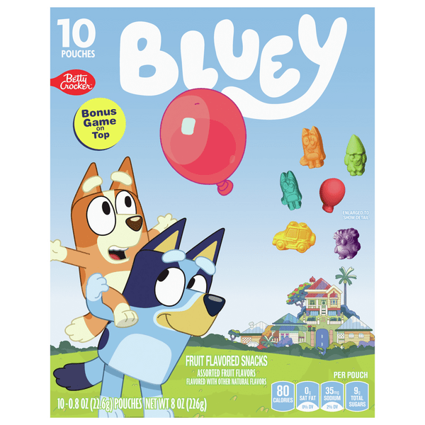 Save on Betty Crocker Fruit Flavored Snacks Treat Pouches Bluey 10 ct
