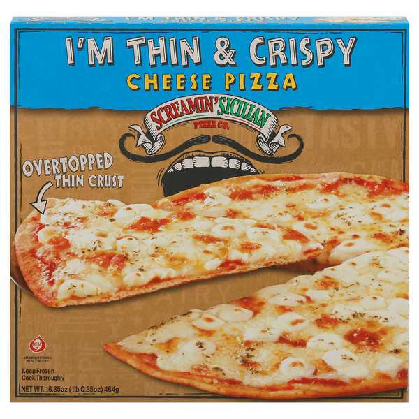 Save on Screamin' Sicilian Pizza Co. Pizza I'm Thin & Crispy Cheese