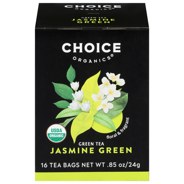 Save on Choice Organic Teas Jasmine Green Tea Bags Order Online