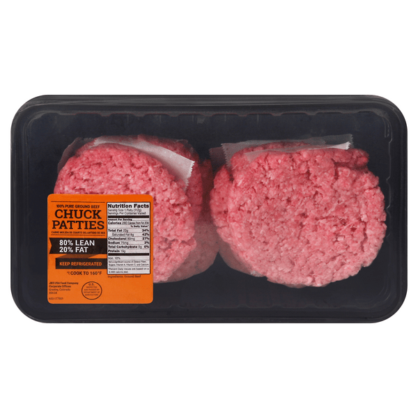 Save on Food Lion Ground Beef Chuck Patties 80 Lean Order Online