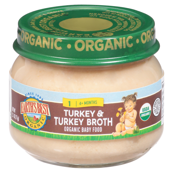 Save on Earth's Best Organic Stage 1 Baby Food First Turkey & Turkey