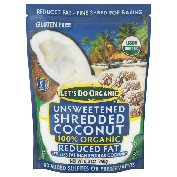 Save on Let's Do Organic Unsweetened Shredded Coconut 100 Organic