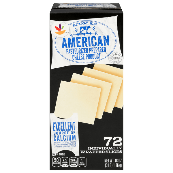 Save on Our Brand American Cheese White Singles 72 ct Order Online