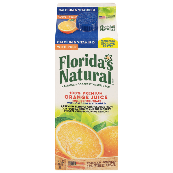 Save on Florida's Natural Calcium & Vitamin D 100 Premium Orange Juice