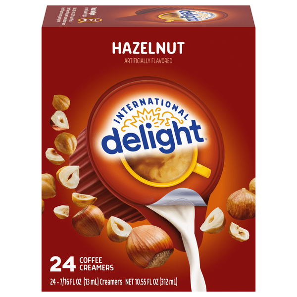 Save on International Delight Coffee Creamer Hazelnut Singles 24 ct