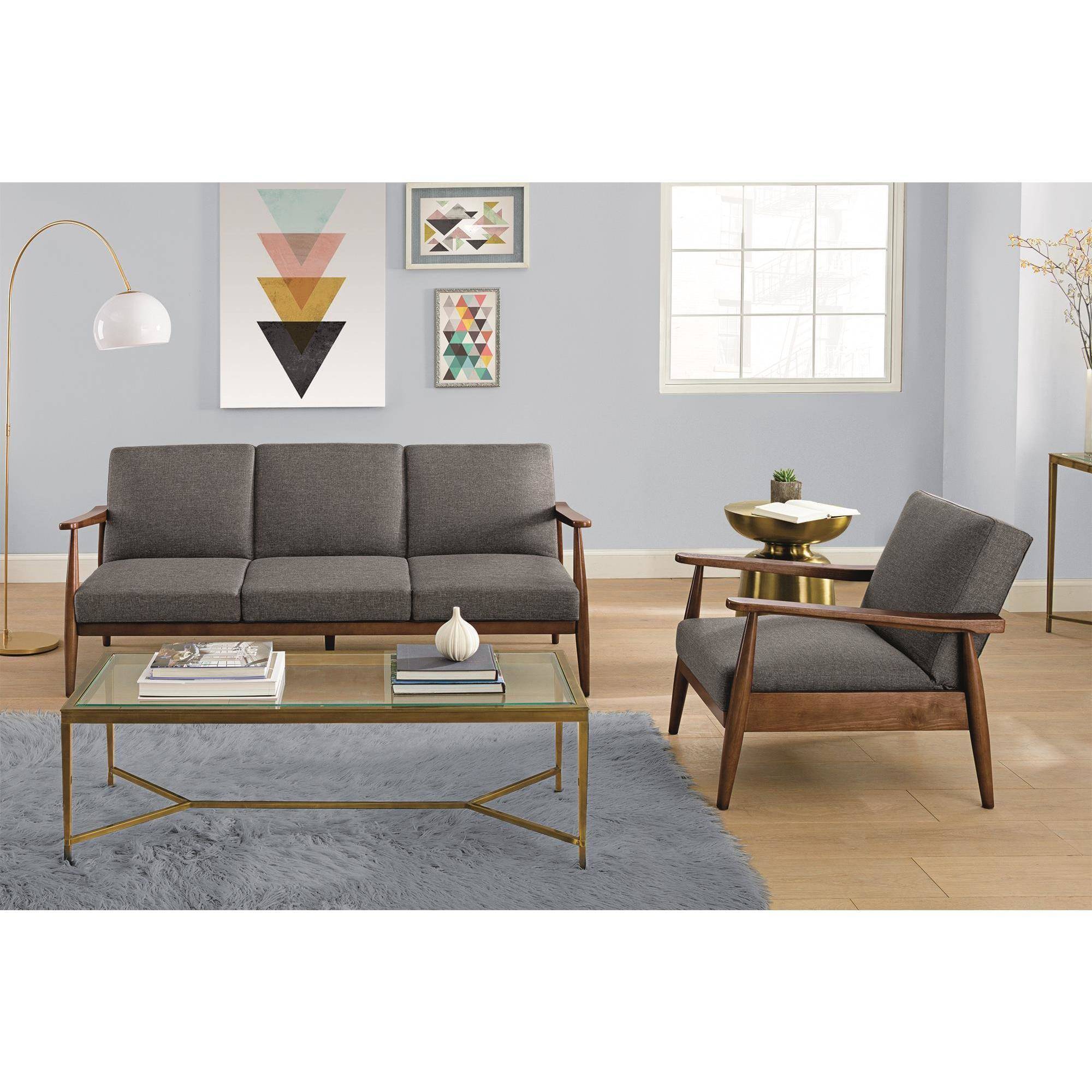 Lynda Futons Better Homes and Gardens Mid Century Futon, Multiple Colors