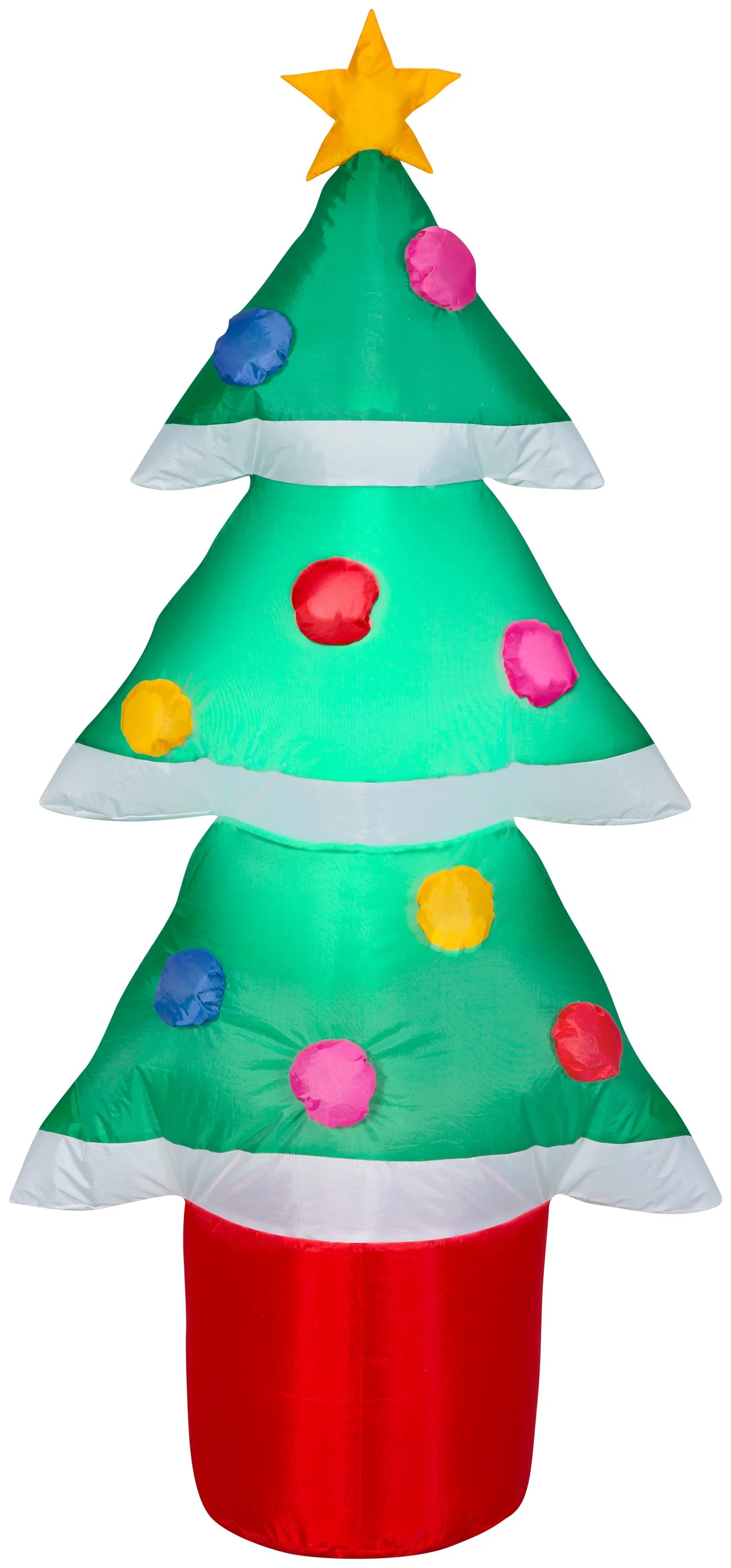 Holiday Time Yard Inflatables Christmas Tree, 4 ft