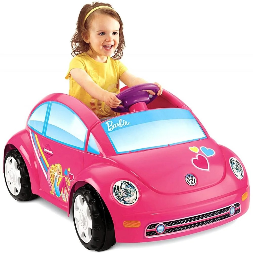 Power Wheels Barbie Volkswagen New Beetle 6Volt BatteryPowered Ride Power Wheels Barbie Volkswagen New Beetle 6Volt BatteryPowered Ride